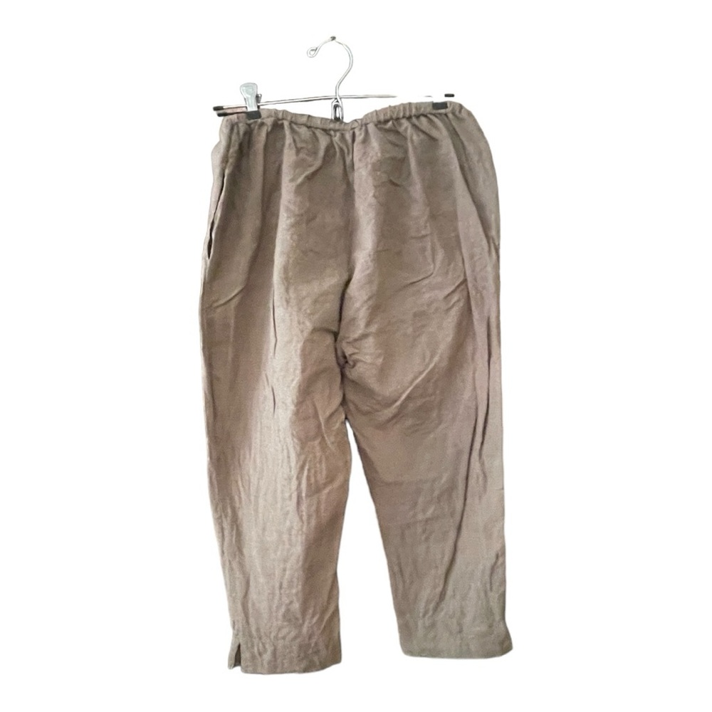 South Street Linen 100%‎ Linen Olive Capris Size L/SSL Size 1P